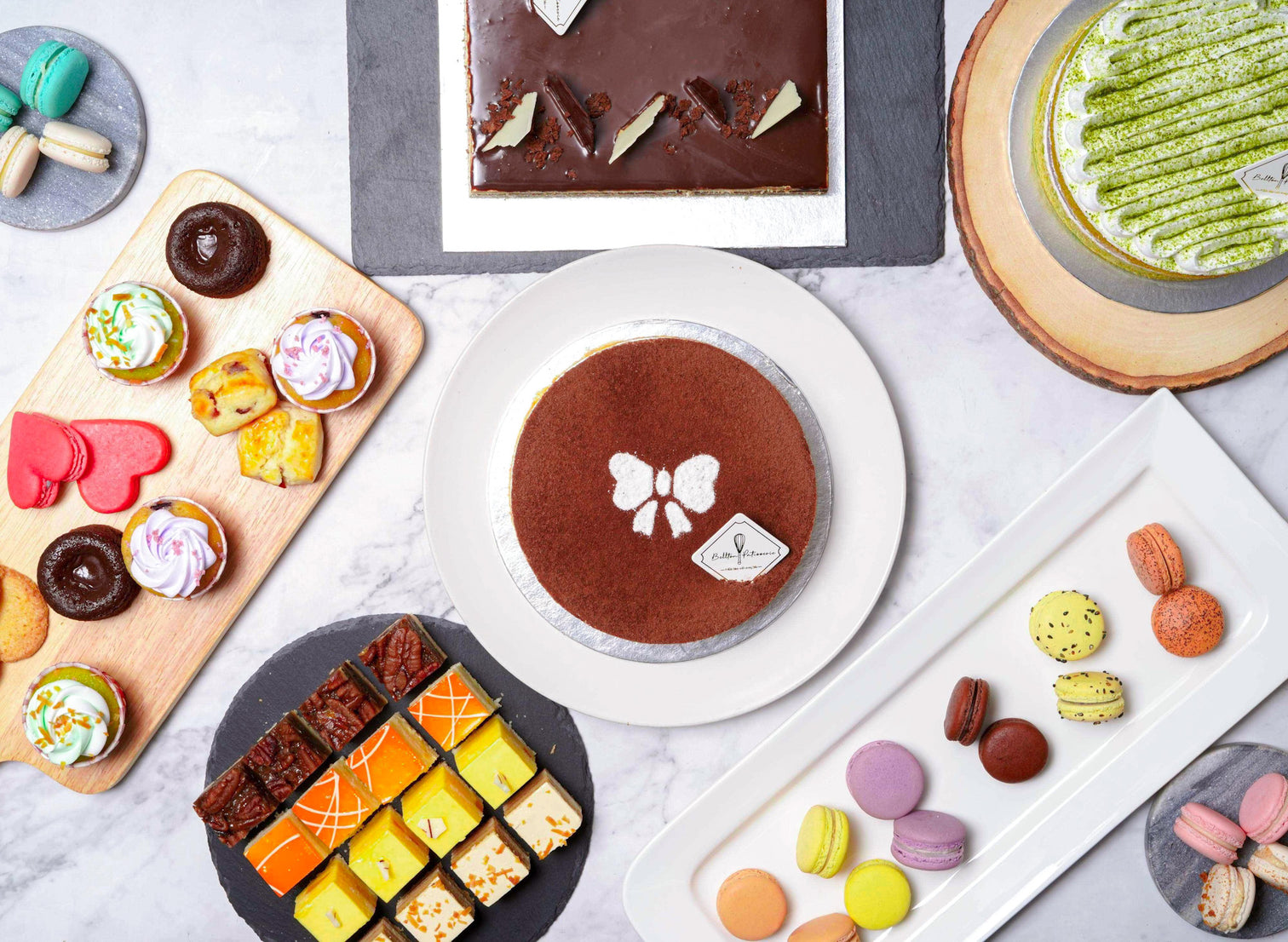 Artisan cakes and pastries